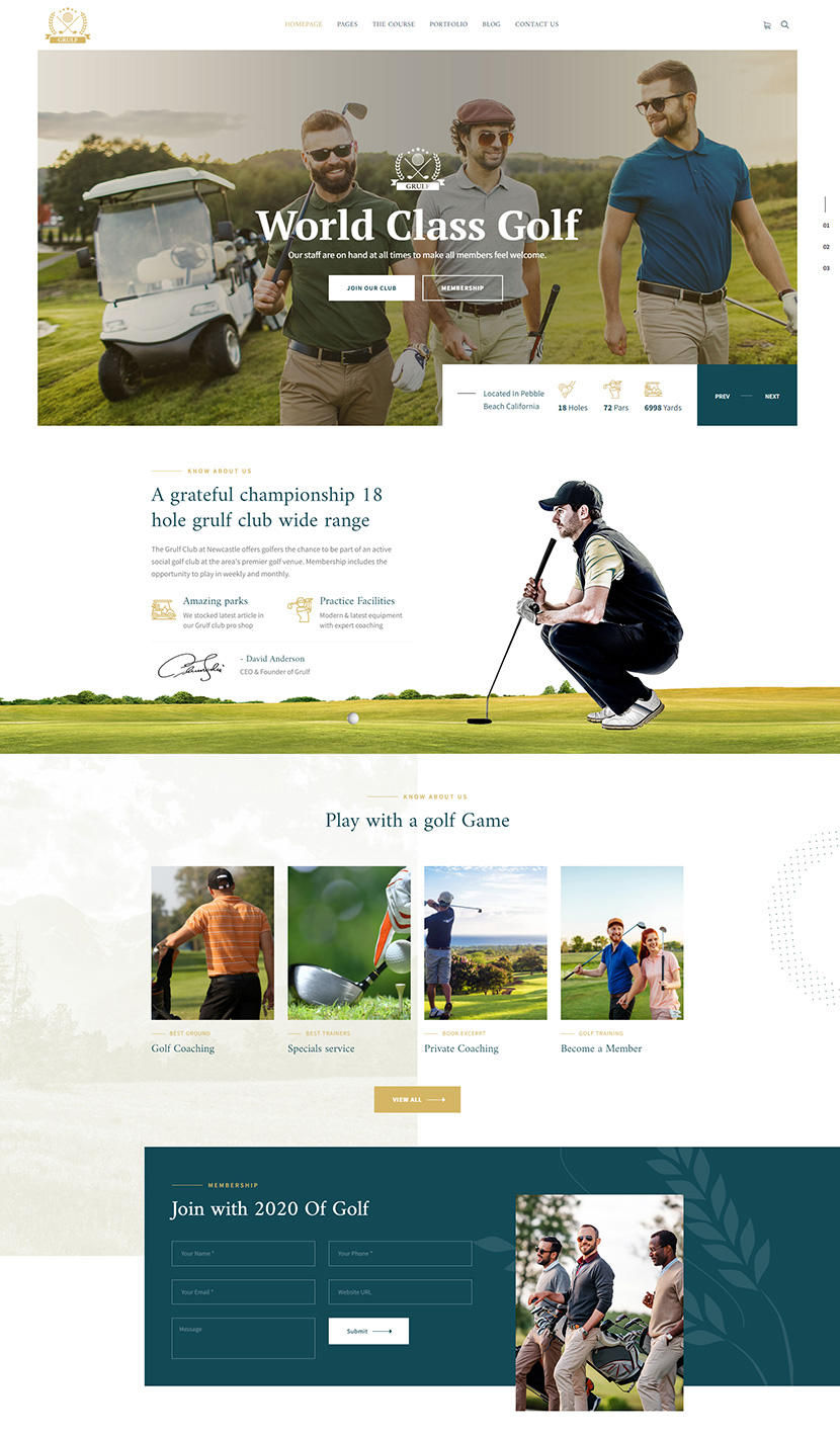 Donations & Fundraising template preview