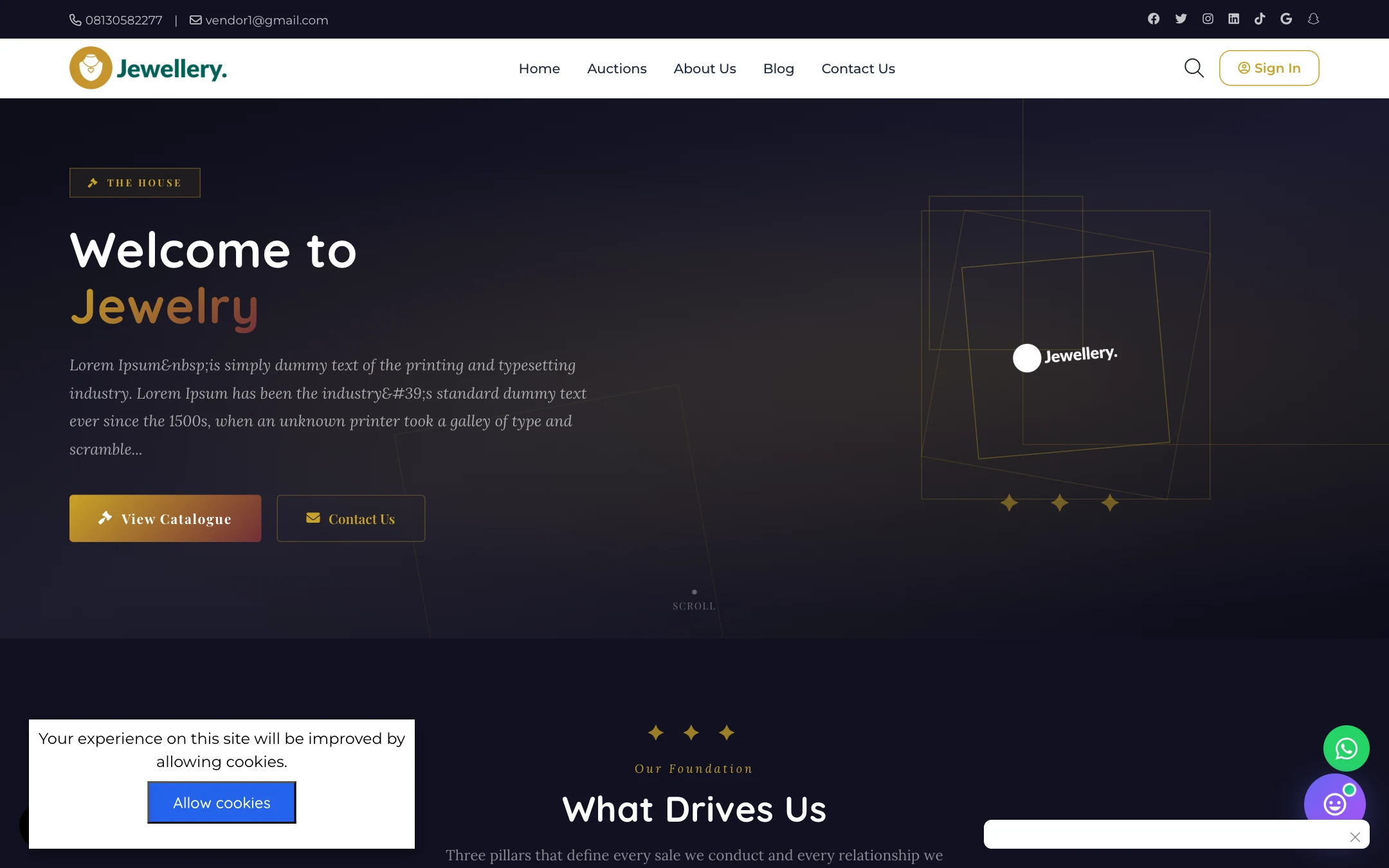 Luxury - Auctions & Bidding Template