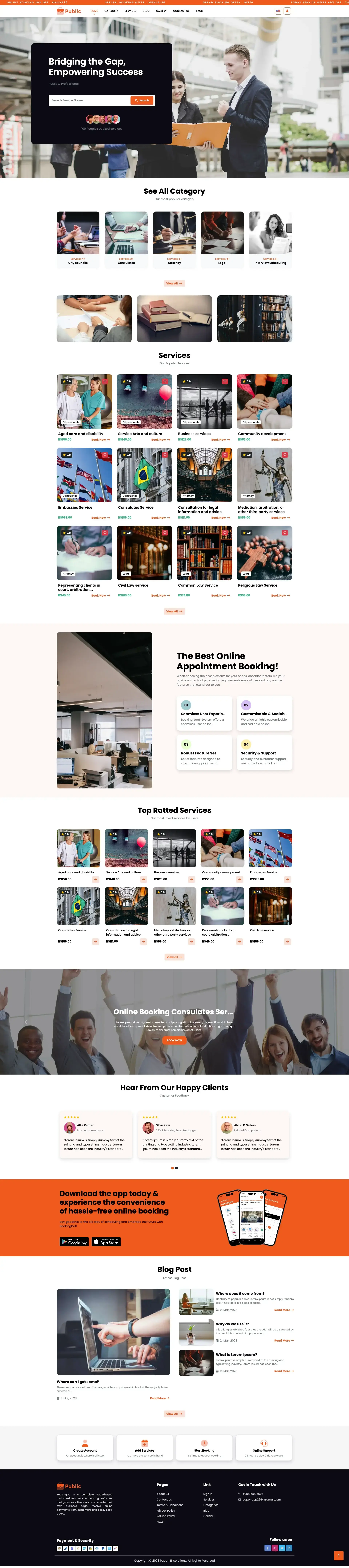 Dental - Booking & Appointments Template