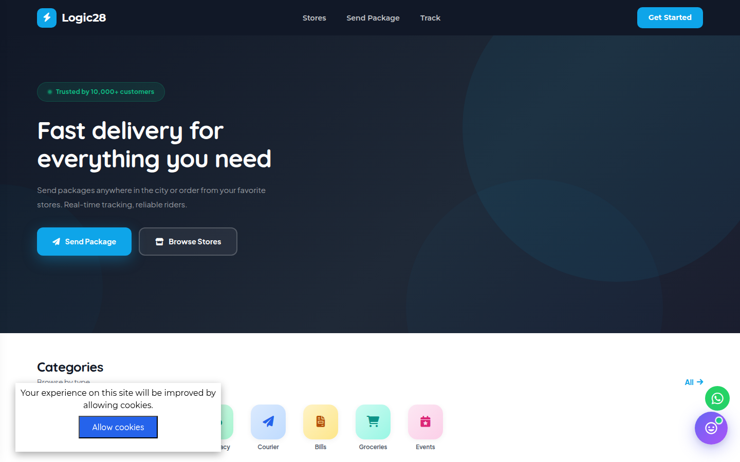 Logic28 - Logistics & Delivery Template