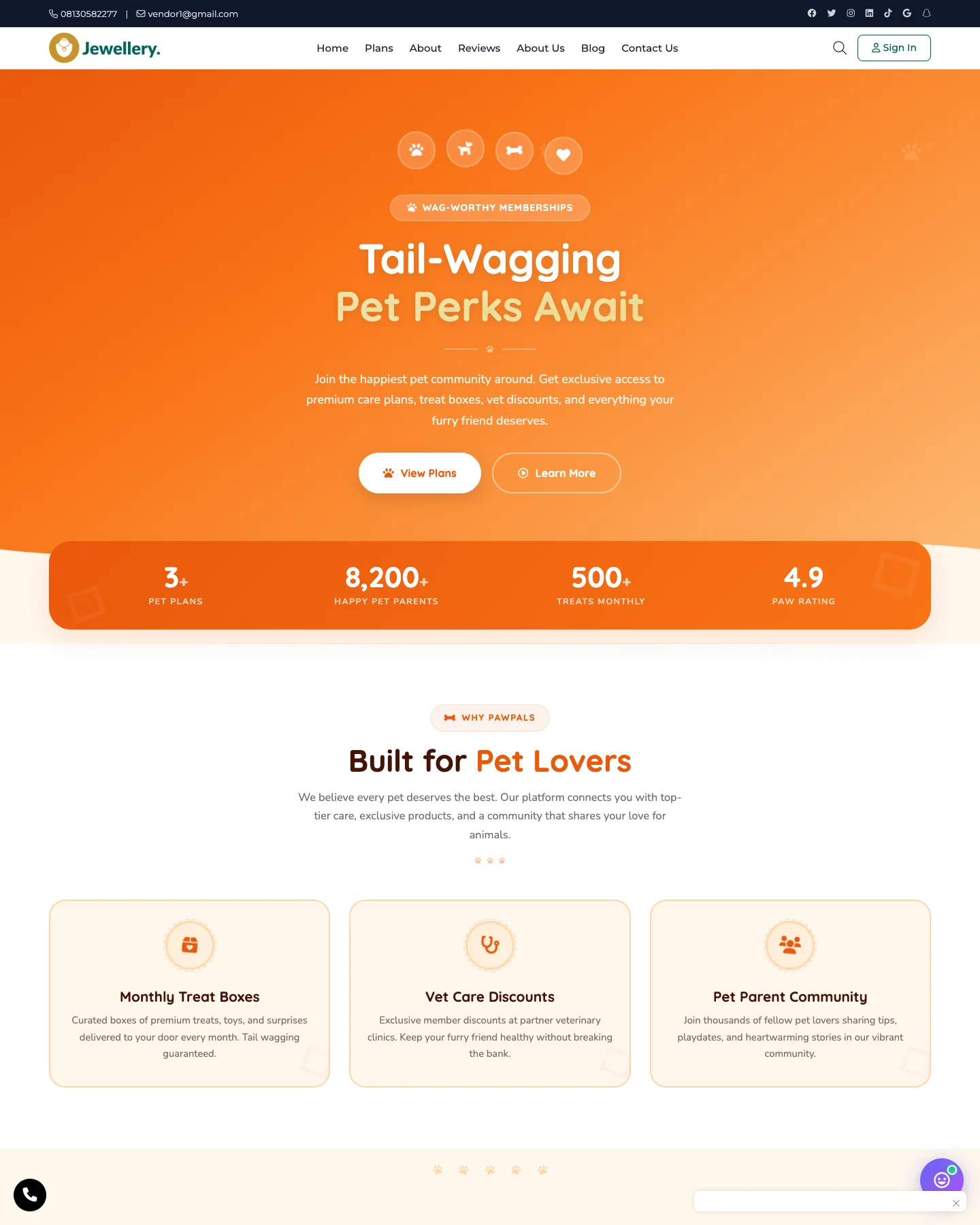 PawPals - Membership & Subscriptions Template