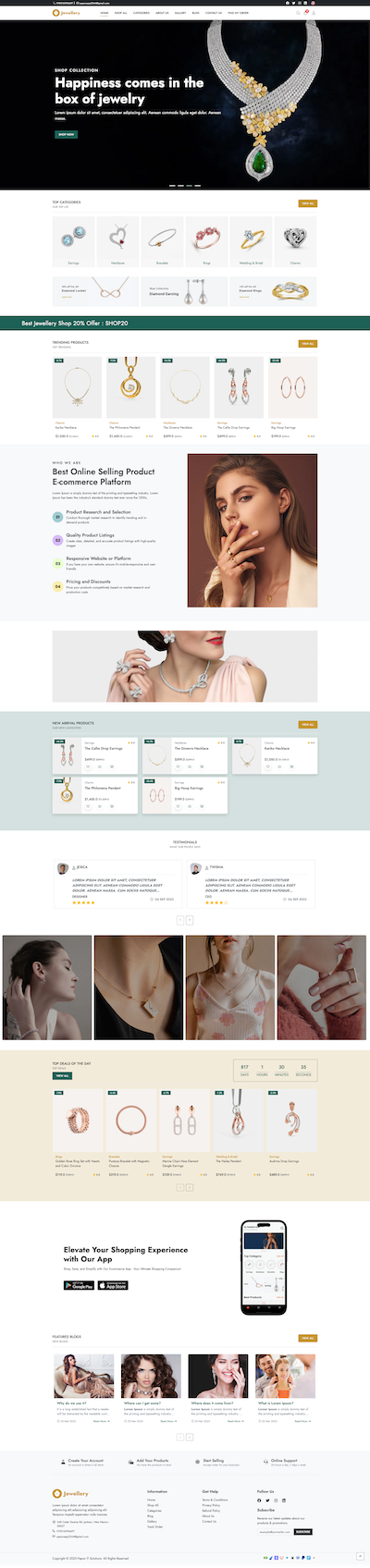 Jewellery - E-Commerce Template