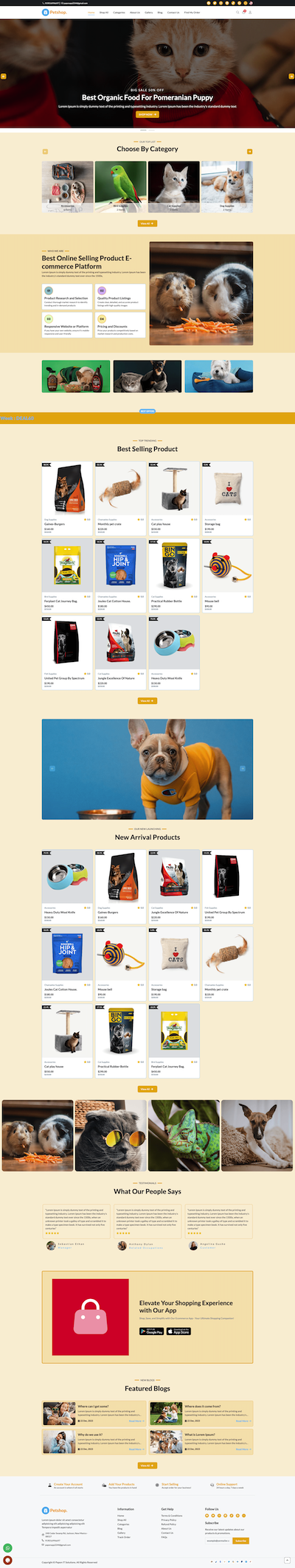 Electronics Minimal - E-Commerce Template