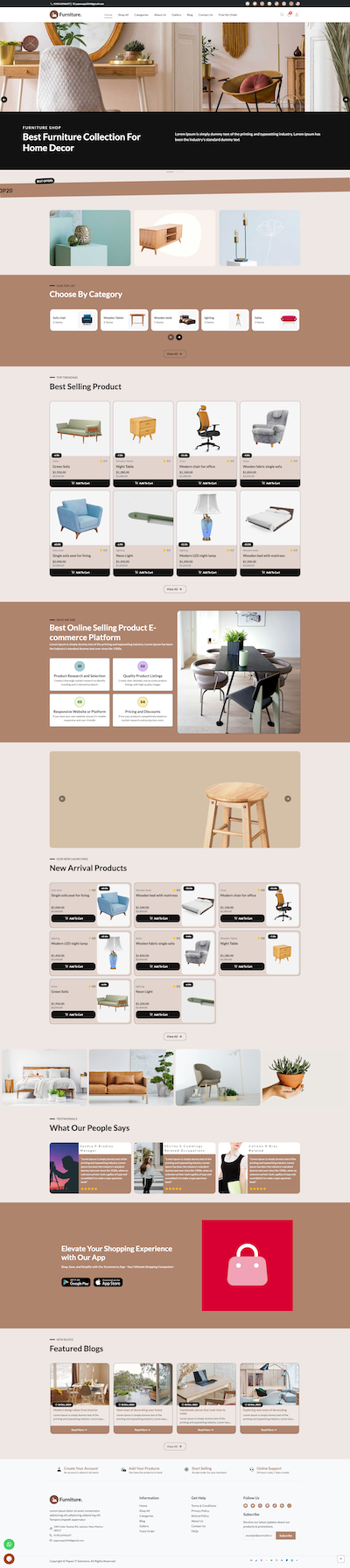 Electronics Mega - E-Commerce Template