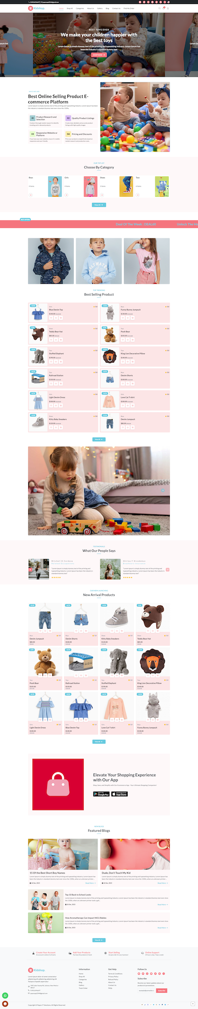Electronics Gaming - E-Commerce Template